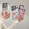 Söta mobiltelefonfodral Casetify Cartoon Flower Loopy stötsäkert telefonfodral för iPhone 11 12 13 14 15 Plus Pro Max Soft TPU Protective Phone Cover