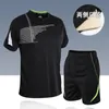 Quick Dry Sports suits Costumes Mens Running Set gym Fitness Clothing Summer Men Football Uniforms Sportswear 240315