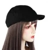 Ball Caps Hats Hip Hop Cotton Snapback Korean Style Short Brim Baseball Women Men Solid Color