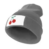 Berets Cherries Knitted Cap Hard Hat Visor Thermal In Caps For Women Men's