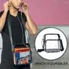 Bag Waterproof Sports Event Transparent PVC Concert Clear Women Men Casual Messenger Handbag Stadium Godkänd gåva