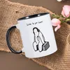 Tassen „Hören Sie auf Ihr Herz“-Tasse „Träumer“, Geschenk für Freunde, Frauen, Männer, 7 Farben, 325 ml, Keramik, Kaffee mit Henkel, inspirierendes Geschenk