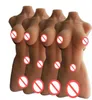 luxury silicon dolls large half body big breast tight vagina sex toys for men 3d solid lifelike size love dolls male masturbator1539295