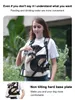 Puppy Kitten Travel Chest Sling Bag Pet Front Cat Dog Breathable Canvas Portable Backpack Cross Shoulder Strap 240309