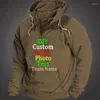 Männer Hoodies Herbst Winter Mit Kapuze Einfarbig Hoodie Europa Die Vereinigten Staaten Jugend Sport Freizeit Lose Mantel Individuelles LOGO