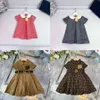 Bébé robe filles enfants Designer marque vêtements tout-petits jupe ensembles coton vêtements pour bébés ensembles tailles 73-160 O2ki #