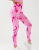 Women's Leggings High Quality Sportswear 2 Piece Tie Dye Yoag Sets Women Workout Clothing Yoga Set Wear