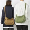 Borse a tracolla Donna Canvas Messenger Casual Hobos Borsa a tracolla Soft Y2k Design Libro di scuola Unisex Stile giapponese 2024