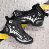 Cycling Shoes Fashion Men's Motorcycle Non-slip High-top Riding Color