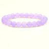 Strand Noble Trendy 8mm Crystal Stone Beads Bracelets 10 Style For Women&Men Handmade Jewelry Elegant Pulseras Charm Gifts