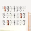 Cadres de lunettes de soleil 7 trous présentoir de lunettes support mural durable cintre transparent étagère en acrylique magasins