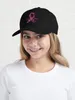 Cappellini da baseball Pink Power - Berretto da baseball per la consapevolezza del cancro al seno Cappello da donna tattico militare di design da donna