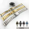 Horlogebanden MERJUST 20mm 316lL Zilver Goud Roestvrij Stalen Band Voor RX Submarine Rol Sub-mariner Polsbandje bracelet202D