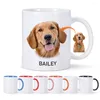 Mugs DIY Customized 325ML 11oz Personalized Ceramic Mug Print Picture Po LOGO Name Coffee Milk Cup Creative Present Cute Gift