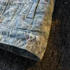 Männer Jacken Frühling Retro Gestickte Zerstört Quaste Denim Lose Beiläufige High Street Jacke Tops Männer Mantel Männliche Kleidung