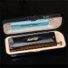 Instruments Easttop Harmonica chromatique en cuivre 12 trous 48 tons C Harmonica bouche Ogans Instrument musical Harmonica chromatique argent noir