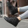 Sapatos de fitness inverno botas de neve tênis de corrida antiderrapante engrossado tornozelo à prova dwaterproof água alta superior para viagens escalada caminhadas