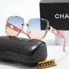 Designer zonnebril roze Top Fashion Cover tijdschrift zonnebril vrouw luxe bril zomer buiten rijden UV400 hoge kwaliteit bril met kanalen originele doos