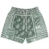 Shorts masculinos verão na moda boho mulheres homens vintage oversize esportes de rua ao ar livre havaí praia calças curtas nadar troncos