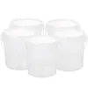 Conjuntos de talheres de leite balde de chá recipiente de pipoca sorvete banheira filme noite suprimentos recipientes