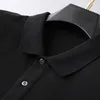 Polo da uomo 8XL 7XL 6XL 2024 moda ricamo polo uomo estate manica corta camicie larghe cotone di fascia alta magliette da uomo