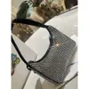 aa Designer Dames Schoudertassen Kristal Diamante Handtassen Kralen Glitter Diamanten Dame Okseltas Crossbody Dames Portemonnee