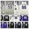 Retro Mesh Basketball Jerseys Mike Bibby 10 Jason Williams 55 Chris Webber 4 zszyty 100% hafty