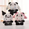 Kreskówka Kuromi Plush Toys Dolls Schlenione anime urodzinowe prezenty urodzinowe domowe dekoracja sypialni