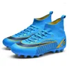 American Football Shoes Men Soccer Society Futsal Cleats Indoor Turf Training Unisex Outdoor Sport Ankle Boots High Quality Match Sneaker