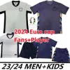 2024 Englands Bellingham Soccer Jerseys 150 år 23 24 25 National Team toone Football Shirt White Bright Kane Sterling Rashford Sancho Grealish Men Kids Kit 282