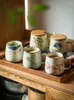 Tasses Tasse En Céramique Tasse Avec Couvercle Cuillère Créative Japonaise Grande Capacité Café Lait Petit Déjeuner Eau Domestique