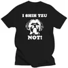 Herren T-Shirts I Shih Tzu Not Shirt |Lustiger Hundeliebhaber, einzigartiges Herren-T-Shirt mit Rabatt-Baumwolloberteil-Design