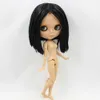 ICY DBS Blyth Doll Serires NoBL 9601 Black short hair JOINT body burning skin with big breast 16 BJD ob24 anime girl 240311