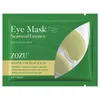 24K Gold Eye Mask Colagen Eye Patche Anti Dark Circle Pustintes Bag Nawilżąca pielęgnacja skóry Czerwona Maska Bluebert