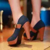 HBP Balık Olmayan Calzado de Dama Düşük Pompalar Modaya Gibi Kama Sandalları Kadın Ayakkabı Bloğu Tutkun Topuklar