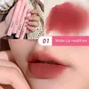 Matte Textuur Matte Lipgloss Waterdicht Netto Inhoud 123g Lip Make-Up Set Blijvende Lipgloss Fluwelen Vloeibare Lipstick 240305