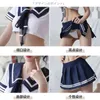 Cosplay Schulmädchen Kostüm Sexy japanischer Rock Extremes Minikleid Porno Schulmädchen Dessous Uniform Body 240311