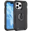 Rugged Hybrid Armor Phone Cases For iPhone 15 Pro Max 14 13 12 Mini 11 X XS XR Max Plus Shockproof Ring Cover With Kickstand Protective Shell