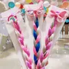 Commercio all'ingrosso ragazze simpatico cartone animato fiocco farfalla treccia colorata fascia per bambini coda di cavallo elastici accessori per capelli moda