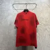 led balenciagia track merkkleding triple s balanciaga tshirt extremeHigh versie 24ss Paris nieuw omgekeerd label groot bedrukt t-shirt met korte mouwen en interne