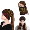 Bérets West Coast Chopper Iron Cross Bandana Neck Gaiter pour la randonnée à vélo Hommes Femmes Wrap Écharpe Balaclava Warmer Skullies Bonnets Casquettes