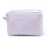 Cosmetic Bags Seersucker Travel Pouch With Zipper Closure Pouches For Girls Makeup Bag Toiletry Case