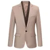 Men's Suits Casual Slim Fit Formal Button Suit Blazer Coat Jacket Tops Mens Wedding Tuxedos Masculino M -3XL
