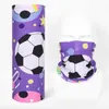 Bandanas Fashion Football Printing Tube Magic Scarf For Men and Women Sports Face Mask Breattable Anti-UV Silk Neck Cover