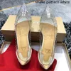 Casual Shoes Summer Rhinestone Flat Bottom Transparent PVC Pointed Crystal Bridal Wedding All-match Banquet Dress Women's Single