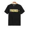 Vlone T-shirt Big "V" Tshirt Men's / Women's Couples Casual Fashion Trend High Street Loose Hip-Hop100% Cotton Printed Round Neck Shirt US Size S-XL 1572