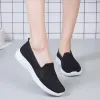 Boots Summer Women's Loafers Knitted Mesh Ladies Ballet Flats Breathable Female Shoes Creepers Women Slip On Cotton Shoes Sneakers