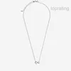 Ketting Designer Sprankelende Infinity Hanger voor Echte Sterling Sier Bruiloft Sieraden voor Vrouwen Vriendin Cadeau CZ Diamanten Kettingen met