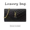 Y S -Shaped Designer Bag Shoulder Bags Luxury Handbags Womens Cardholders wallet Fashion Solid Color Tote Bags Classics Diagonal Stylish Envelope Calfskin Black