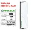 I5 12400F CPU 및 DDR4 8G 3200MHz*4 = 32GB RAM 게임 마더 보드 코모 세트 새 보증인 Maxsun 터미네이터 B760M 마더 보드